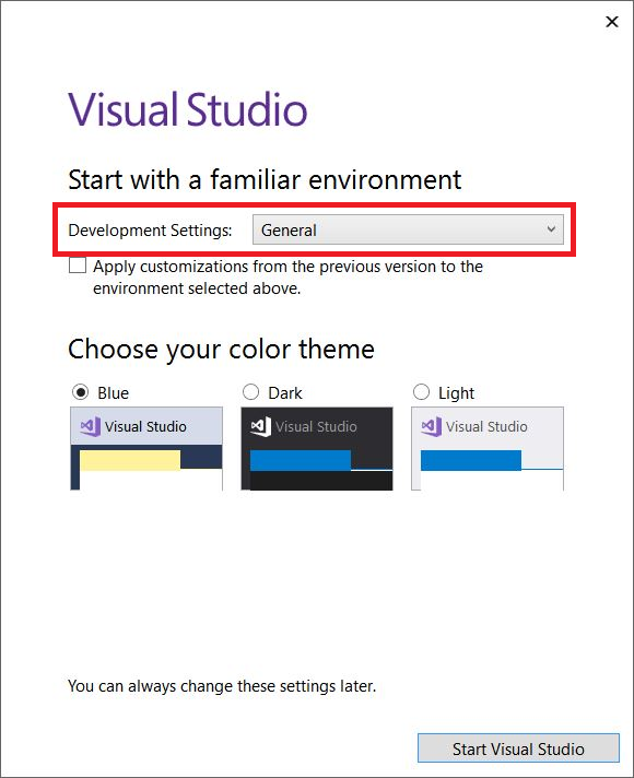 Microsoft Visual Studio 2022: Running for the First Time